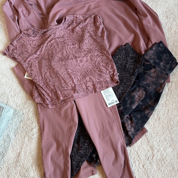 Lululemon Cates Tee *Veil Spiced Chai Size 10 - Picture 6 of 6